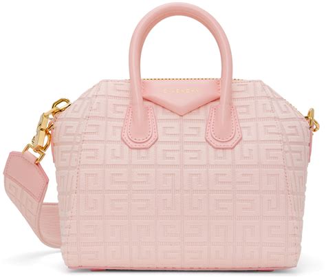 givenchy antigona mini metallic pink|givenchy mini top handle bag.